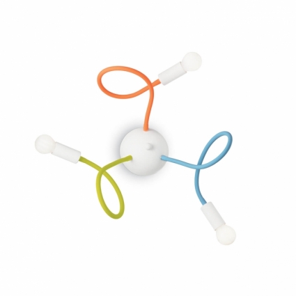 Спот Ideal Lux Multiflex AP3 Color для детской, цвет разноцветный,  в современном стиле