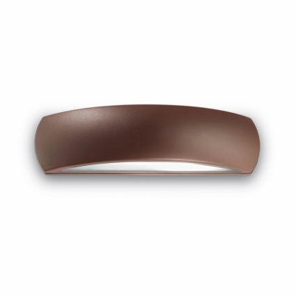 Уличный настенный светильник Ideal Lux Giove AP1 Coffee на площадь до 3.3 кв.м., цвет коричневый,  в современном стиле