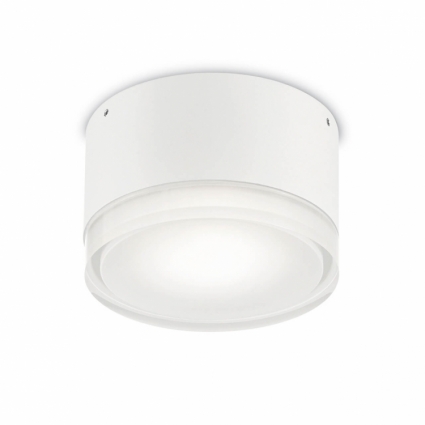 Уличный светильник Ideal Lux Urano PL1 Small Bianco, цвет белый,  в современном стиле