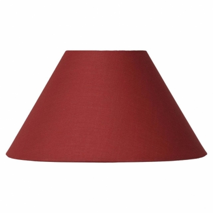 Абажур Lucide Shade 61003/35/57 для гостиной, цвет красный,  в классическом стиле