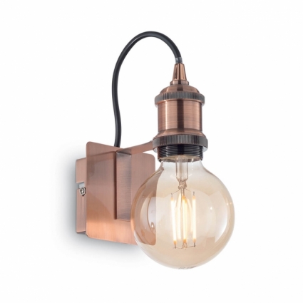Бра Ideal Lux Frida AP1 Rame Antico для прихожей, цвет медь,  в стиле лофт