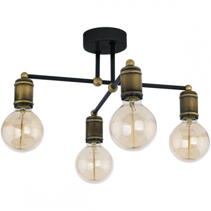Потолочная люстра TK Lighting 1904 Retro для кухни площадью до 13.3 кв.м.,  в стиле лофт