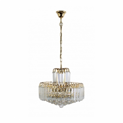 Подвесная люстра Arti Lampadari Ovada E 1.5.40.100 G для гостиной, цвет золотой,  в классическом стиле