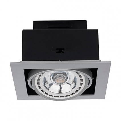 Встраиваемый светильник Nowodvorski Downlight 9573 для офиса, цвет серебро,  в современном стиле