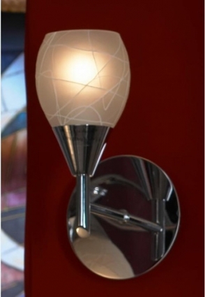 Бра Lussole Suno LSF-1801-01 для гостиной площадью до 2.2 кв.м., цвет белый,  в современном стиле