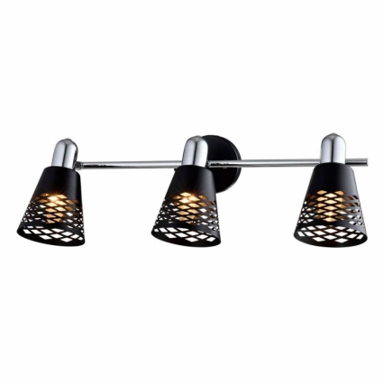 Спот Toplight Susan TL3760Y-03BC для прихожей площадью до 6.7 кв.м., цвет черный,  в стиле Хай-тек