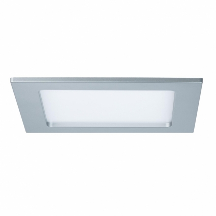 Встраиваемый светодиодный светильник Paulmann Quality Line Panel 92080 для ванной, цвет хром,  в современном стиле