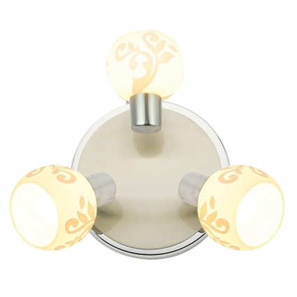 Спот Silver Light Flora 307.37.3 для кухни площадью до 6.7 кв.м., цвет бежевый,  в современном стиле