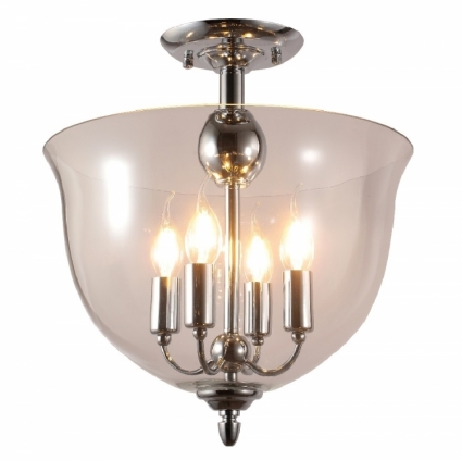 Потолочный светильник Crystal Lux Atlas PL4 Chrome для кухни площадью до 13.3 кв.м.,  в современном стиле