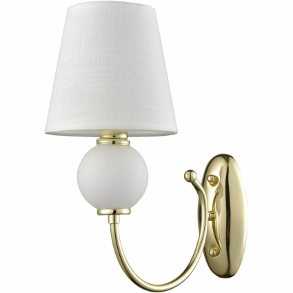 Бра Vele Luce Bella VL2014W01 для спальни, цвет белый,  в классическом стиле