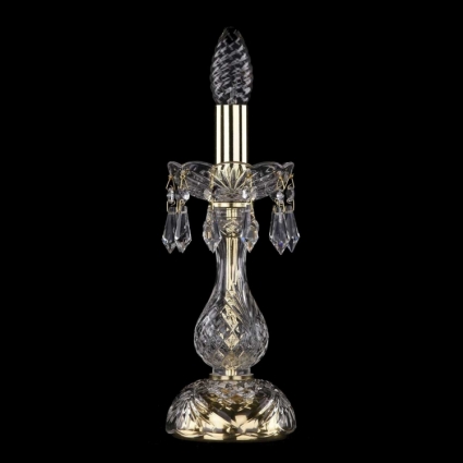 Настольная лампа Bohemia Ivele 1403L/1-27/G для больших залов, цвет золотой,  в классическом стиле