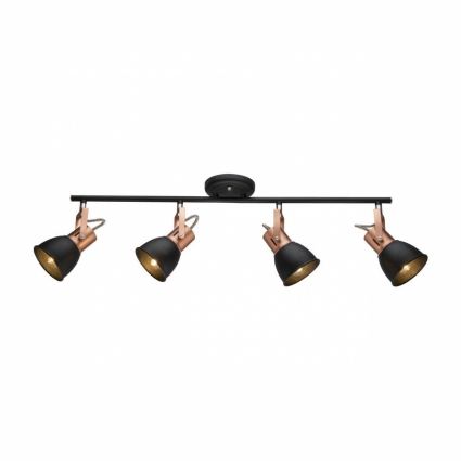 Спот Arte Lamp A1677PL-4BK для кухни, цвет черный,  в стиле Хай-тек