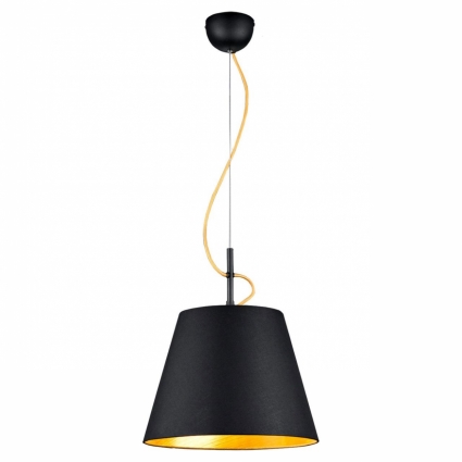 Подвесной светильник Lussole Loft Yukon LSP-8053 для кафе и ресторанов, цвет черный,  в современном стиле