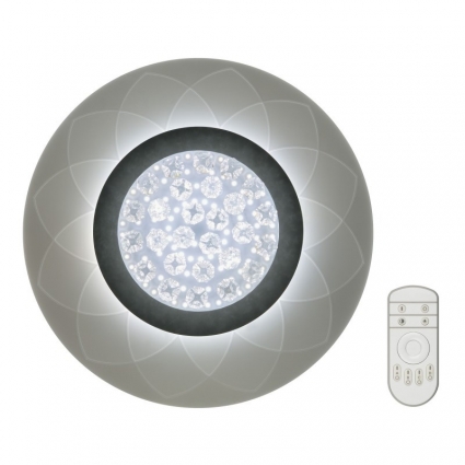 Потолочный светодиодный светильник Fametto Nimfea DLC-N503 42W ACRYL/CLEAR для спальни площадью до 25 кв.м.,  в современном стиле