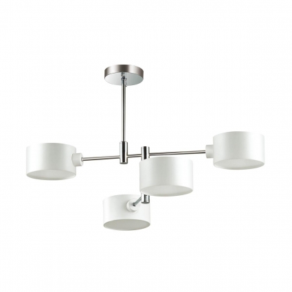 Потолочная люстра Lumion Ashley 3742/4C для кухни, цвет белый,  в стиле Хай-тек