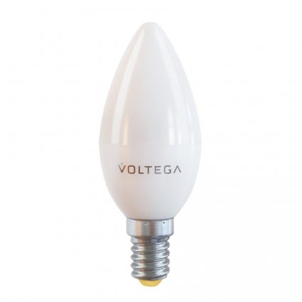 Лампа светодиодная E14 7W 2800К матовая VG2-C37E14warm7W 7048
