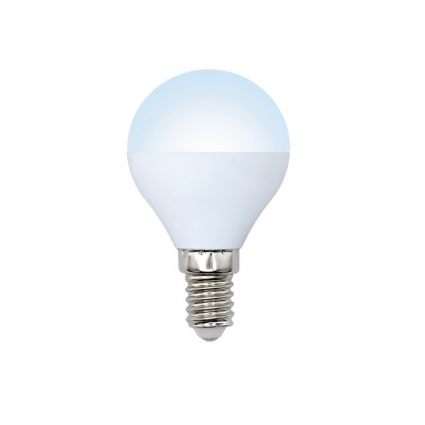 Лампа светодиодная (UL-00003825) E14 9W 4000K матовая LED-G45-9W/NW/E14/FR/NR