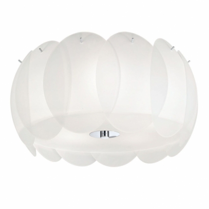 Потолочный светильник Ideal Lux Ovalino PL5 Bianco для спальни площадью до 16.7 кв.м.,  в стиле ретро