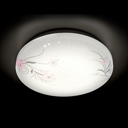 Потолочный светодиодный светильник Ambrella light Orbital Fly Simple F560 WH 15W 4200K D300 для ванной площадью до 21 кв.м.,  в стиле модерн