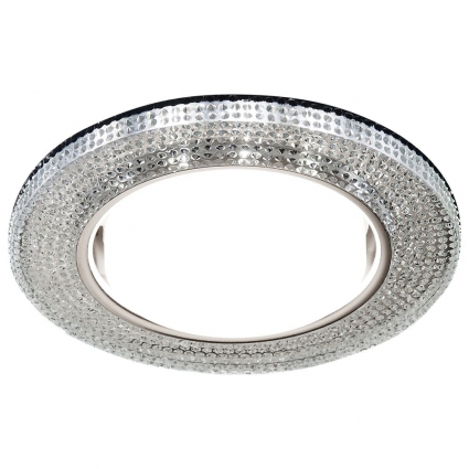 Встраиваемый светодиодный светильник Ambrella light GX53 LED G290 CH для спальни, цвет хром,  в стиле ретро