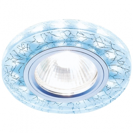 Встраиваемый светодиодный светильник Ambrella light Led S226 W/CH/C для кухни, цвет белый,  в стиле прованс