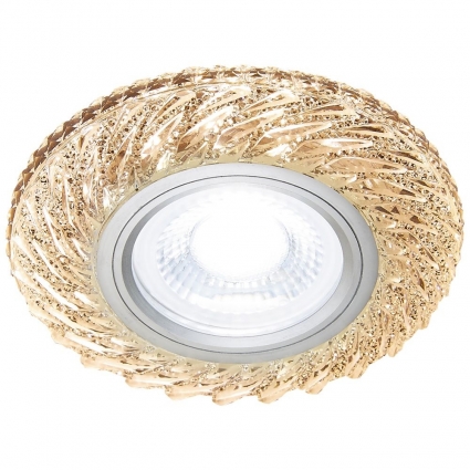 Встраиваемый светодиодный светильник Ambrella light Led S295 CH/WR для гостиной, цвет хром,  в классическом стиле