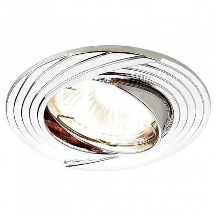 Встраиваемый светильник Ambrella light Classic 722 CH для спальни, цвет хром,  в современном стиле