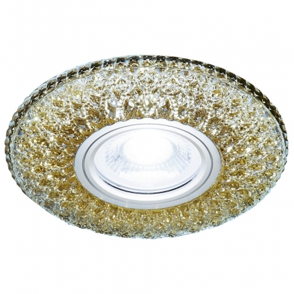 Встраиваемый светодиодный светильник Ambrella light Led S333 CF/WR для гостиной, цвет коричневый,  в стиле ретро