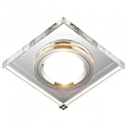 Встраиваемый светильник Ambrella light Classic 8170 CL для спальни, цвет хром,  в современном стиле
