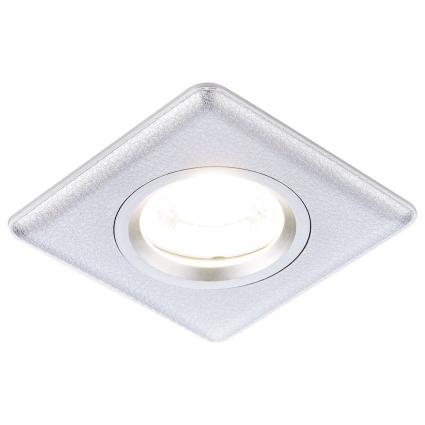 Встраиваемый светильник Ambrella light Classic P2350 SL для кухни, цвет серебро,  в современном стиле