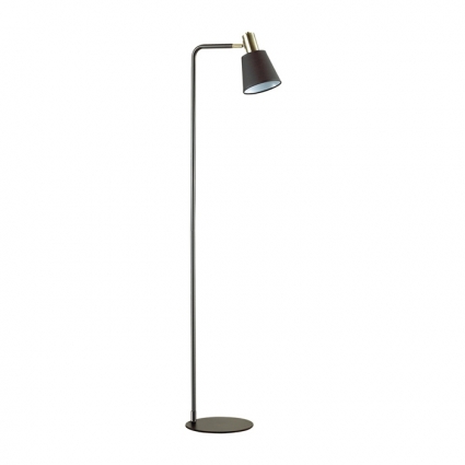 Торшер Lumion Marcus 3638/1F для спальни, цвет черный,  в современном стиле