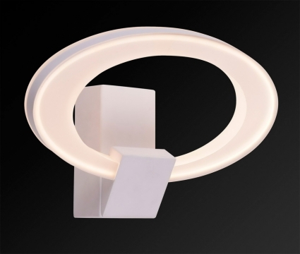 Настенный светодиодный светильник IDLamp Arien 400/1A-LEDWhitechrome для гостиной, цоколь LED,  в стиле Хай-тек