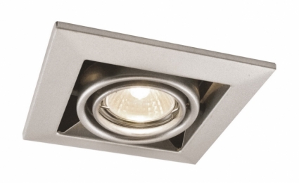 Встраиваемый светильник Arte Lamp Technika A5941PL-1SI для офиса площадью до 2.8 кв.м.,  в стиле Хай-тек