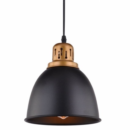 Подвесной светильник Arte Lamp Eurica A4245SP-1BK для кафе и ресторанов площадью до 3.3 кв.м.,  в стиле лофт