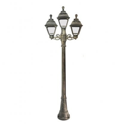 Уличный фонарь Fumagalli Artu Bisso/Cefa 2+1 U23.158.S21.BXF1R, цвет бронза,  в классическом стиле