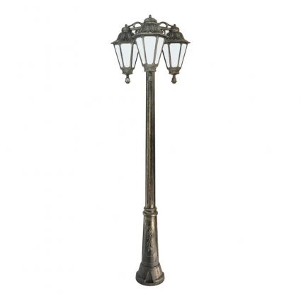 Уличный фонарь Fumagalli Ricu Bisso/Rut 3L Dn E26.157.S30.BYF1RDN, цвет бронза,  в классическом стиле