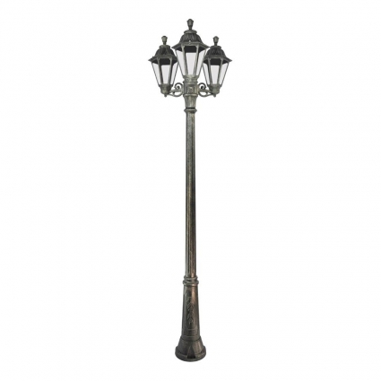 Уличный фонарь Fumagalli Ricu Bisso/Rut 3L E26.157.S30.BXF1R, цвет бронза,  в классическом стиле
