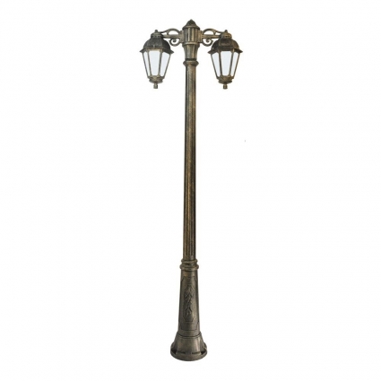 Уличный фонарь Fumagalli Ricu Bisso/Saba 2L Dn K22.157.S20.BYF1RDN, цвет бронза,  в классическом стиле