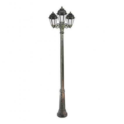 Уличный фонарь Fumagalli Ricu Bisso/Saba 3L K22.157.S30.BXF1R, цвет бронза,  в классическом стиле