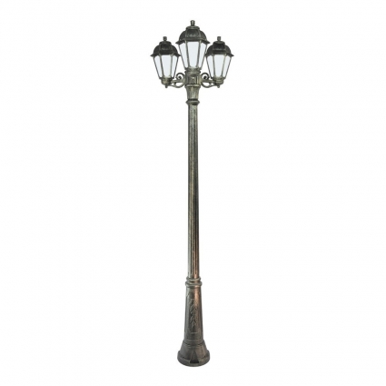 Уличный фонарь Fumagalli Ricu Bisso/Saba 3L K22.157.S30.BYF1R, цвет бронза,  в классическом стиле