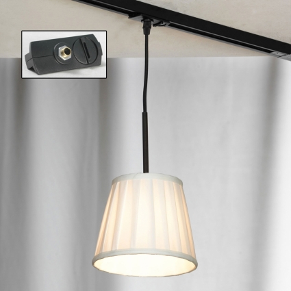 Трековый светильник однофазный Lussole Track Lights LSL-2916-01-TAB для гостиной, цвет белый,  в стиле модерн