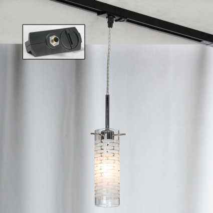 Трековый светильник однофазный Lussole Track Lights LSP-9548-TAB для кухни, цвет белый,  в современном стиле