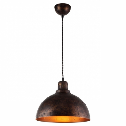 Подвесной светильник Lussole Loft GRLSP-9801 для кухни, цвет коричневый,  в стиле лофт