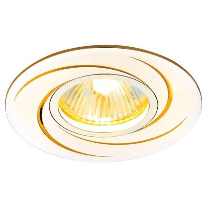 Встраиваемый светильник Ambrella light Classic A506 AL/G для кухни, цвет золотой,  в современном стиле