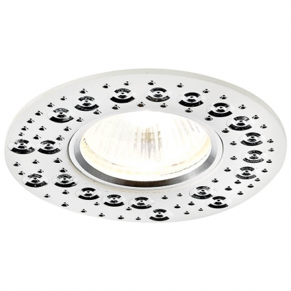 Встраиваемый светильник Ambrella light Classic A801 W для кухни, цвет белый,  в стиле модерн