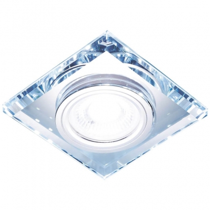 Встраиваемый светодиодный светильник Ambrella light Led S215 CL для кухни, цвет хром,  в современном стиле