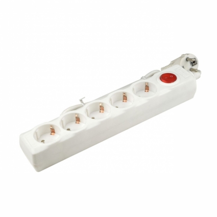Cетевой фильтр (UL-00001741) 5гн х 1,5м с/з Uniel Universal S-GSU5-1,5 White, цвет белый