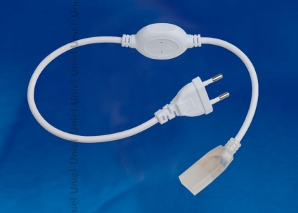 Шнур сетевой для светодиодной ленты (10967) Volpe UCX-Q220 SP2/A67-NNN White 1 Sticker, цвет белый