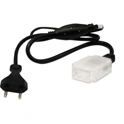 Сетевой шнур Feron 3W для дюралайта LEDF3W (шнур 0,8м) LD122 26094, цвет черный