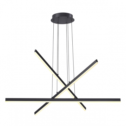 Подвесной светодиодный светильник Odeon Light Rudy 3890/48L для гостиной, цвет черный